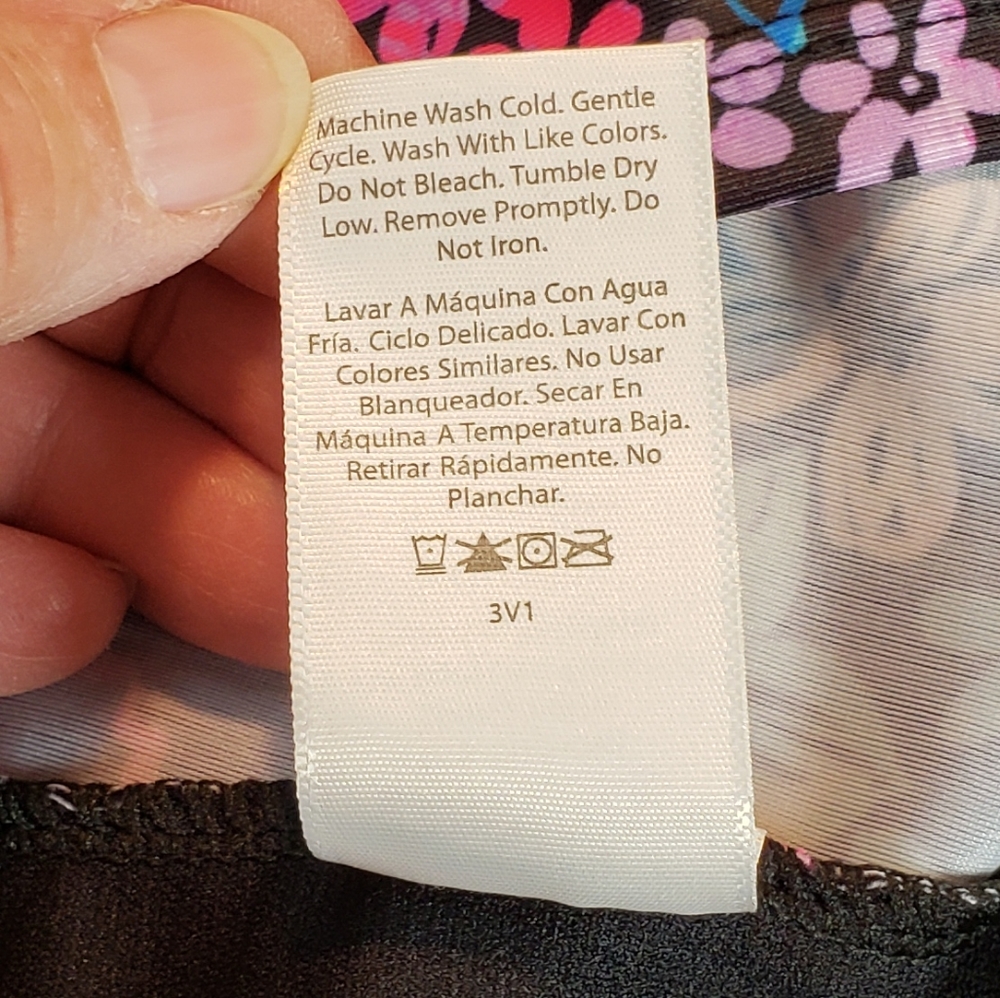 Wonder Nation Floral Swim Top size L (10-12) - Picture 9 of 9
